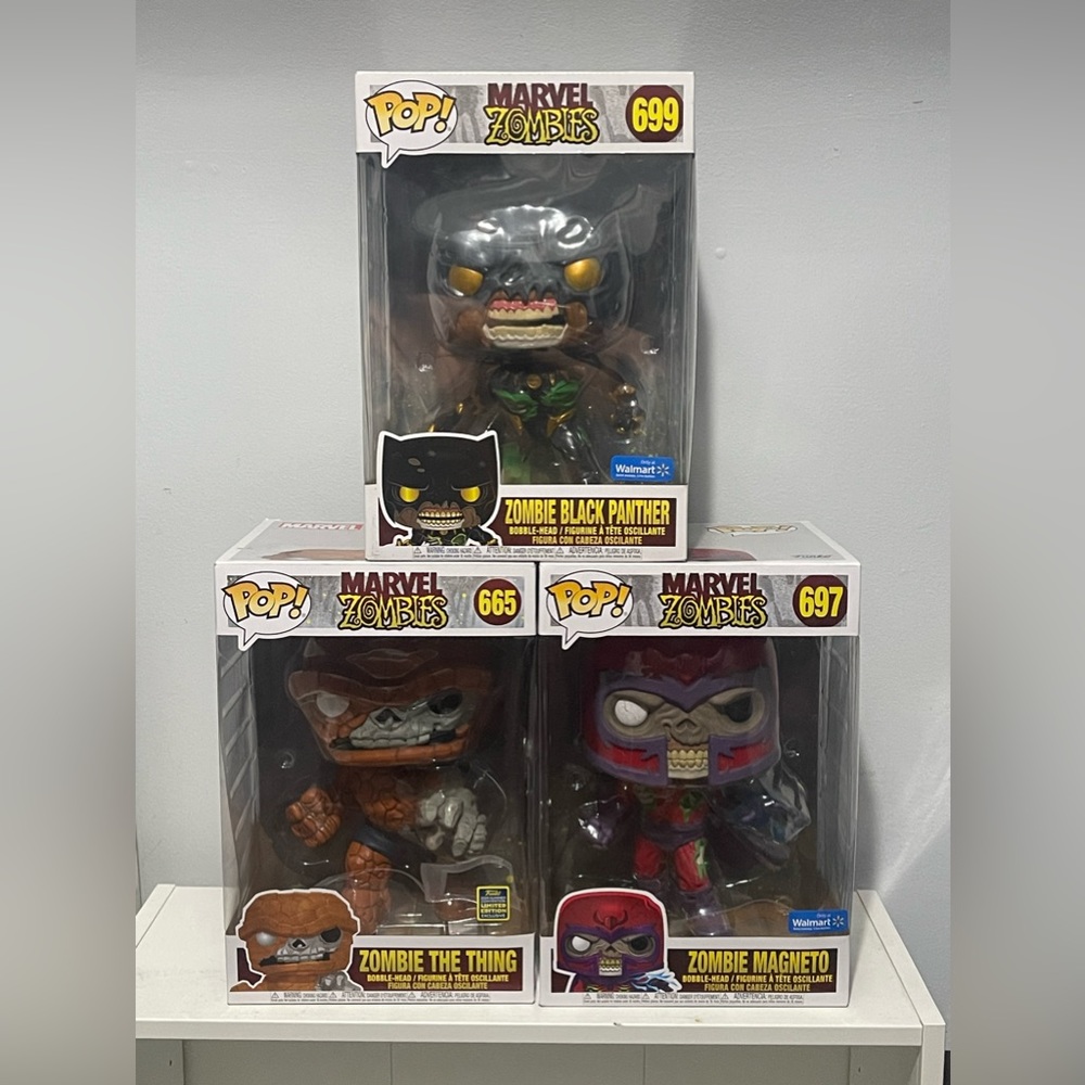 Marvel Zombie Jumbos black Panther the thing magneto